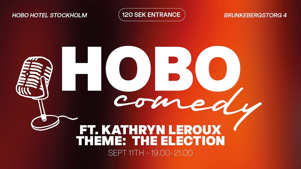 Eventbild HOBO COMEDY THEME NIGHTS - ELECTION 2026