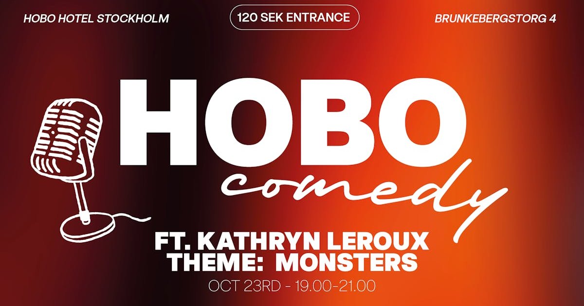 HOBO Comedy Theme Nights - Monsters