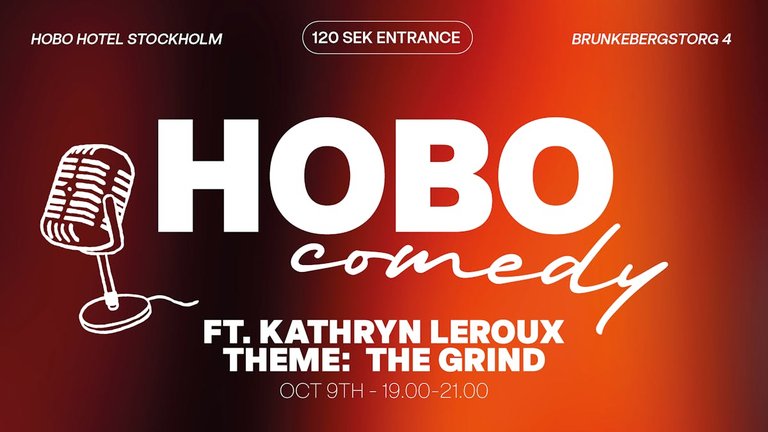 Eventbild HOBO COMEDY THEME NIGHTS - THE GRIND