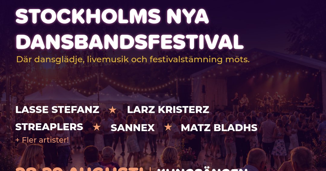 I Love Dansband – Stockholm's New Dance Band Festival
