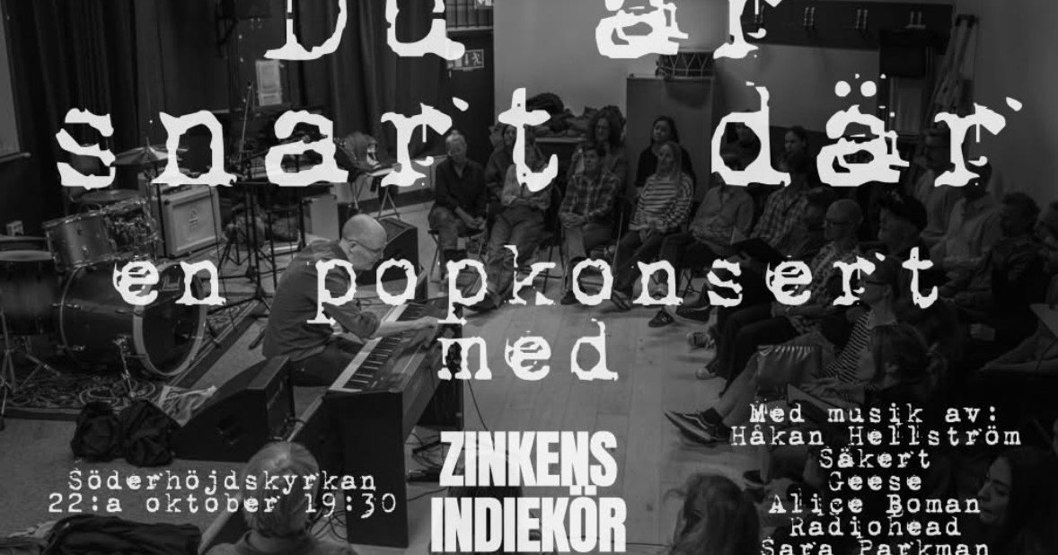 Indie-pop choir concert