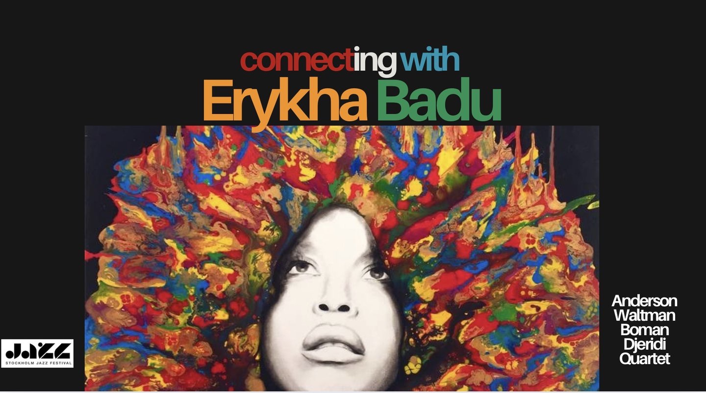 Jazz at Åsen: Connecting With Erykha Badu with the Anderson-Waltman-Boman-Djeridi Quartet