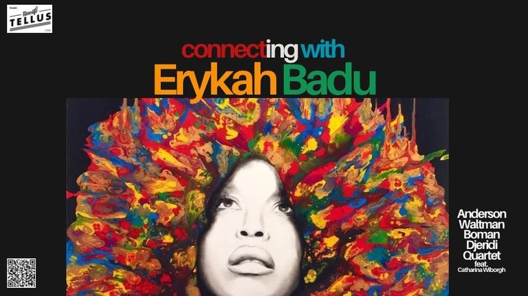 Jazz Lounge exklusive of 3 course dinner: Connecting with Erykah Badu by Anderson-Waltman-Boman-Djeridi Quartet feat. Catharina Wiborgh