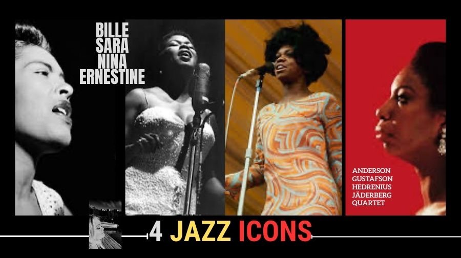 Jazzlounge: 4 Jazz Icons with Anderson-Gustafson-Hedrenius-Jäderberg Quartet