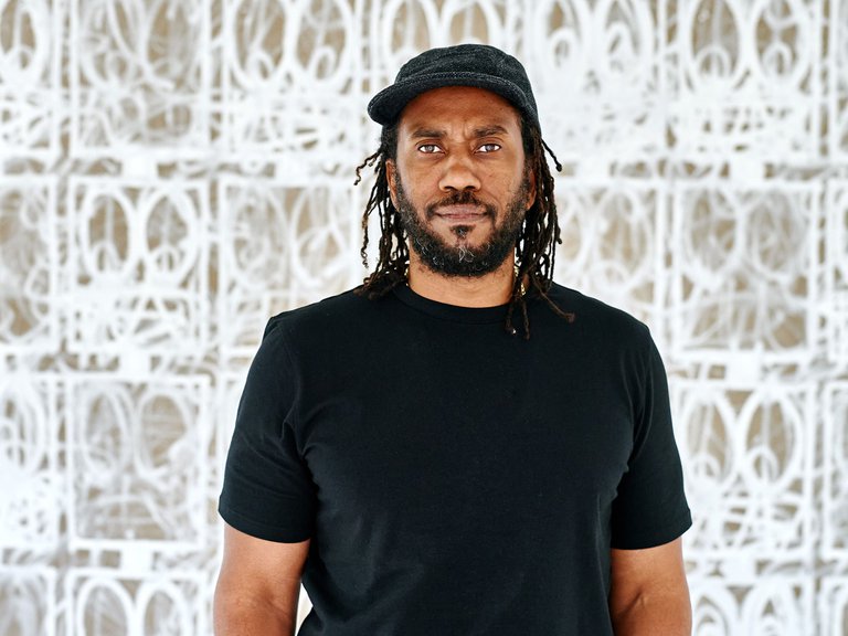 A photo of Rashid Johnson.