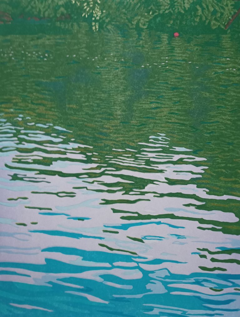 Jöran Modéer - Water and stone, painting 21/2 - 12/3