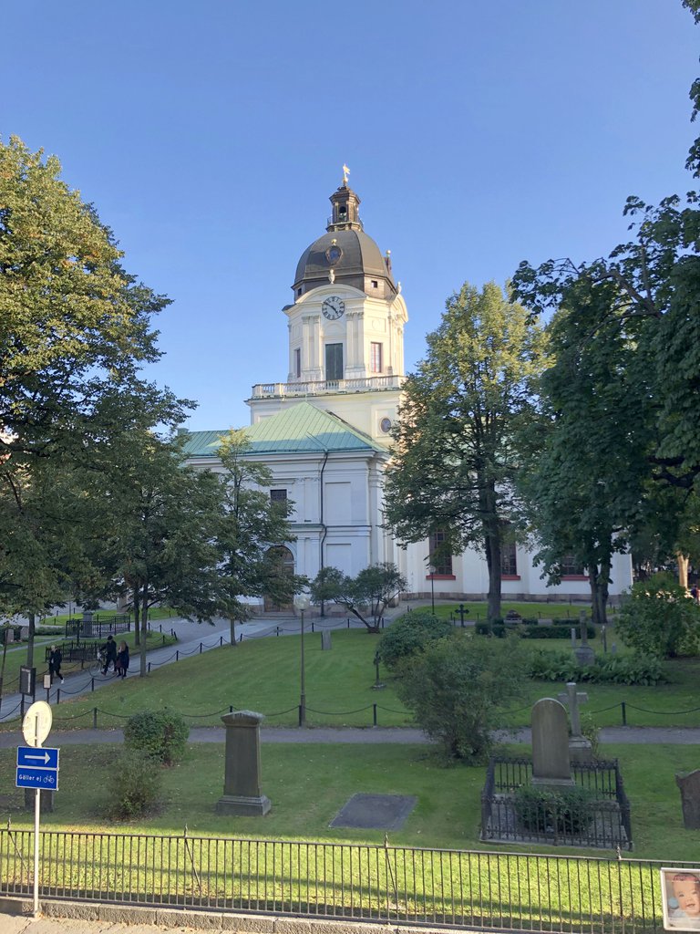 A church on a summer day.