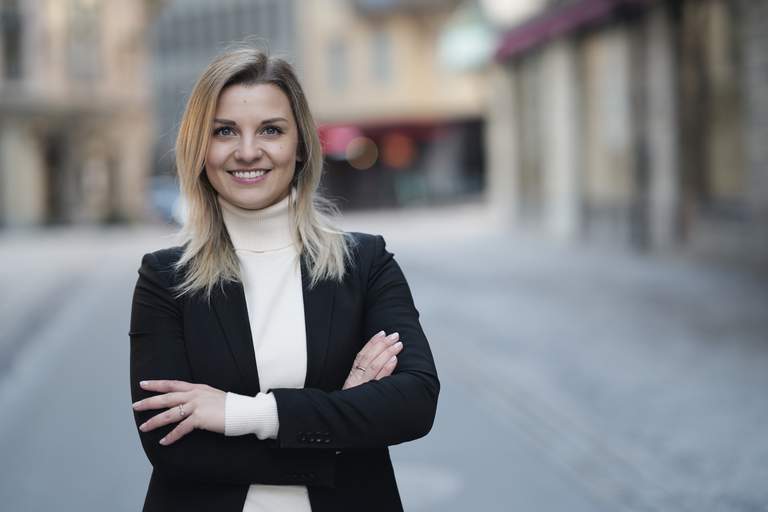 Lana Brandorne, co-founder of Stockholm Fintech Week