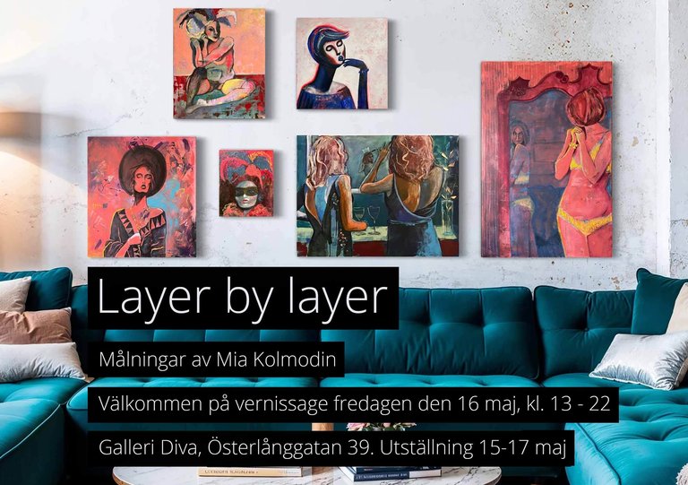Layer by Layer - art by Mia Kolmodin