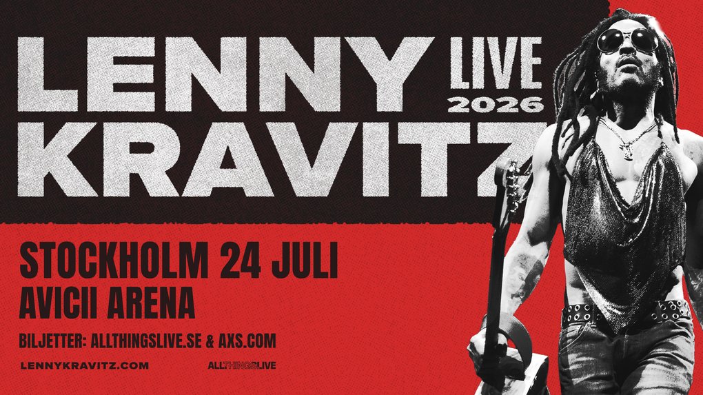 Lenny Kravitz STHLM 2026 Promo All Things Live