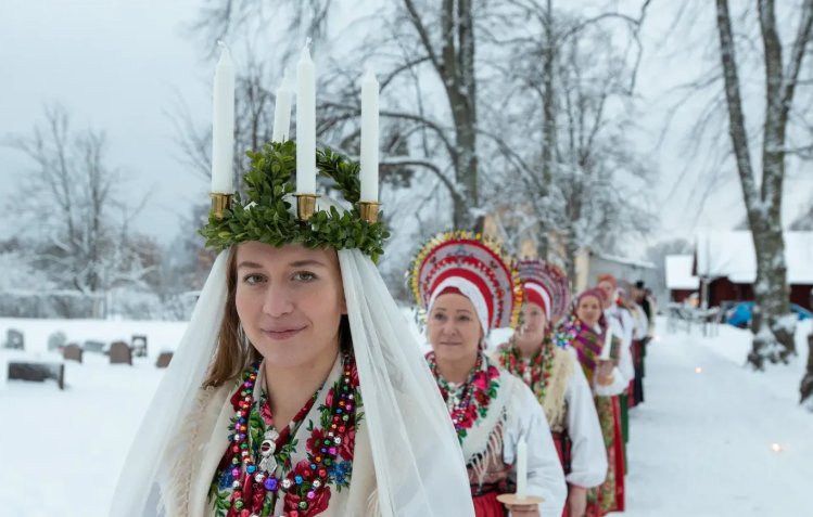 Lucia Concert with Dalarnas Lussibrud
