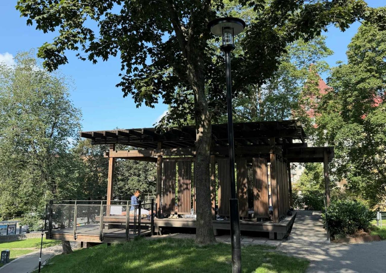Morningyoga in Vasaparken Stockholm