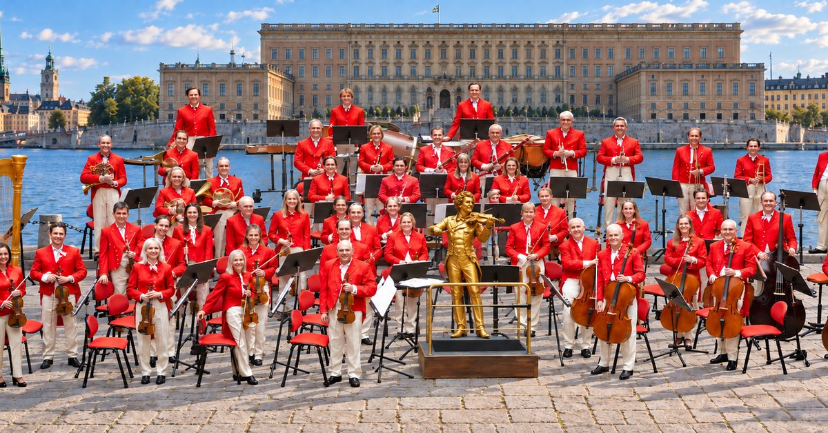 New Year's concert with the Stockholm Strauss Orchestra