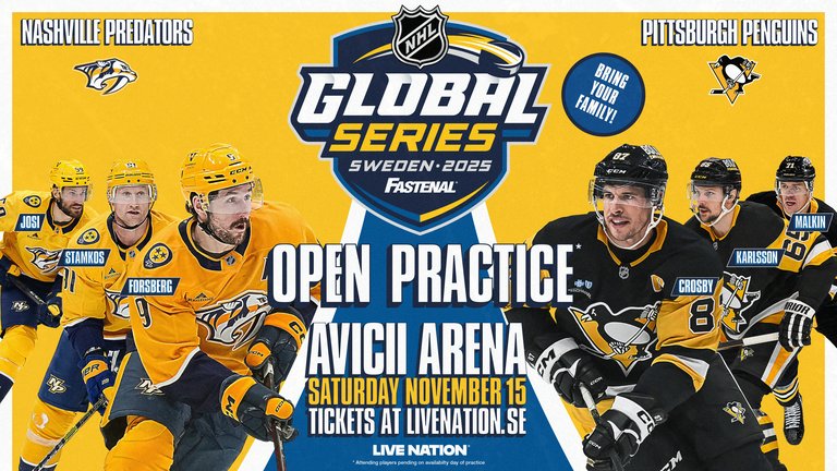 NHL Global Series - Open Practice