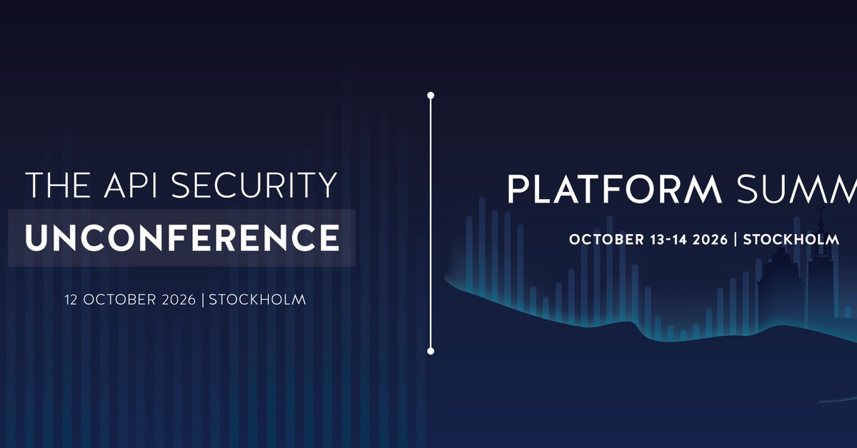 Nordic APIs Platform Summit 2026 – Stockholm
