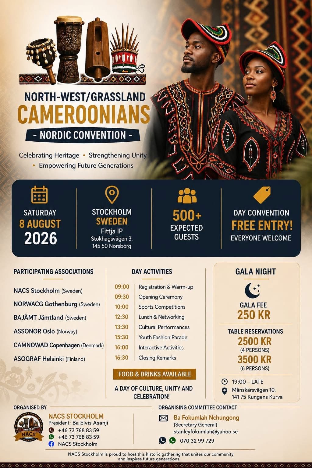Northwest/Grasslands Cameroon Nordic convention