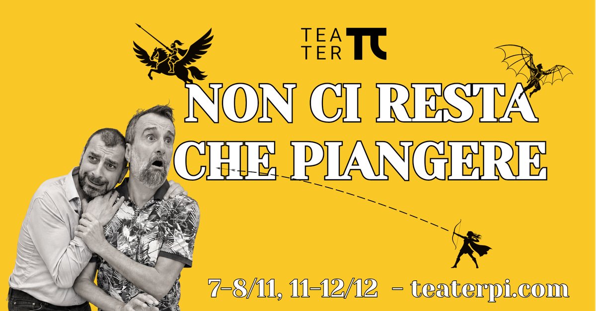 Nothing left to do but cry – theater in Italian, with subtitles