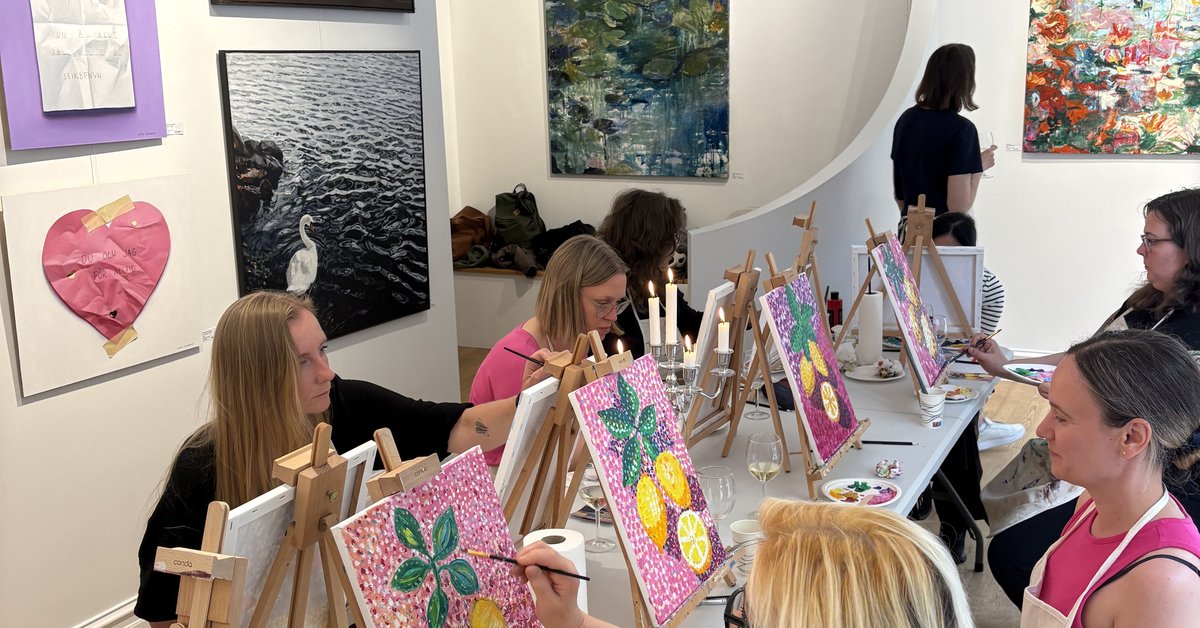 Paint & Sip at Konst.se Gallery: Frida Kahlo – Viva la Vida