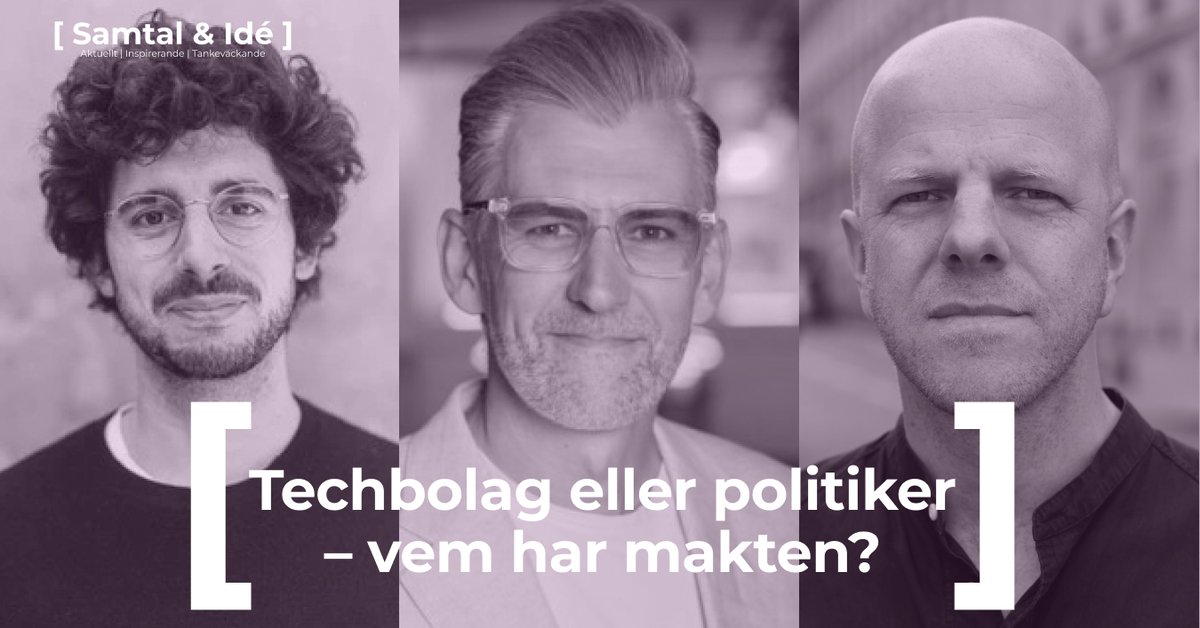 Panel discussion: Tech companies or politicians – who holds the power?