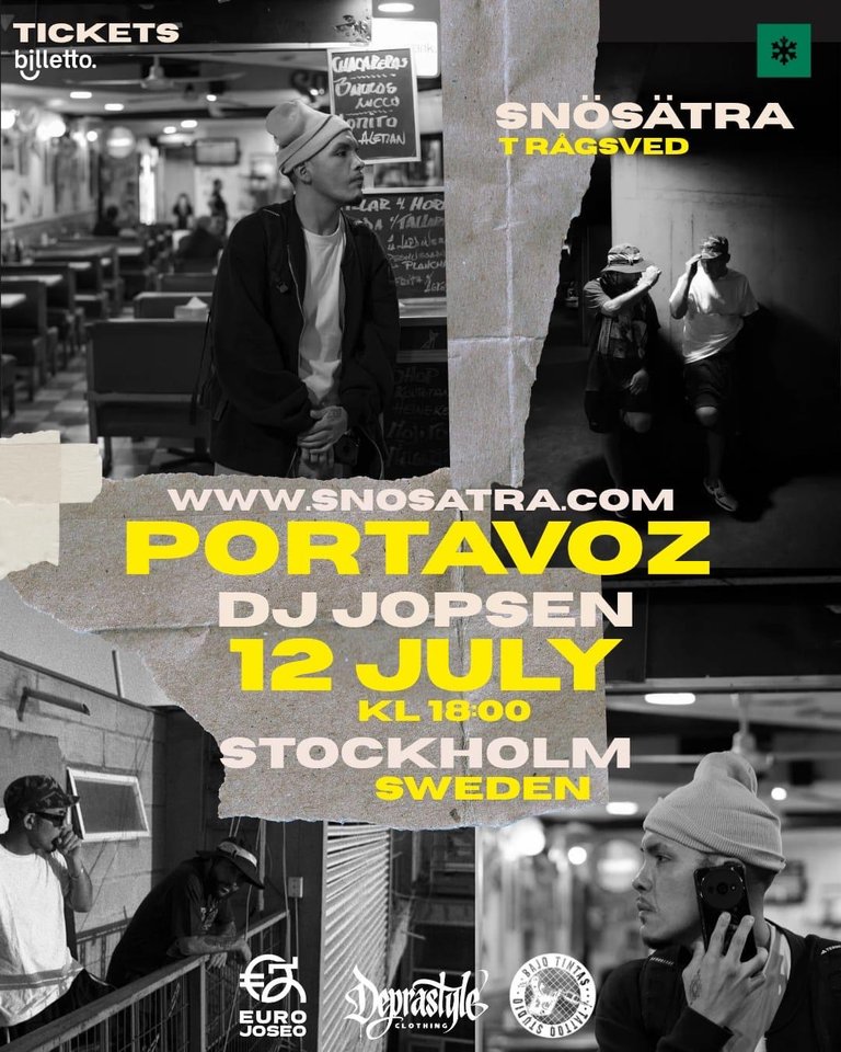 PORTAVOZ & DJ JOPSEN IN STOCKHOLM – CHILEAN CONSCIOUS AND REVOLUTIONARY HIP-HOP