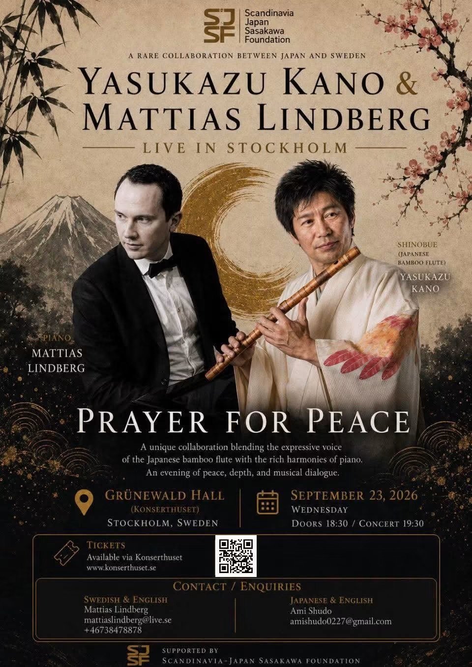 Prayer for Peace – Yasukazu Kano & Mattias Lindberg