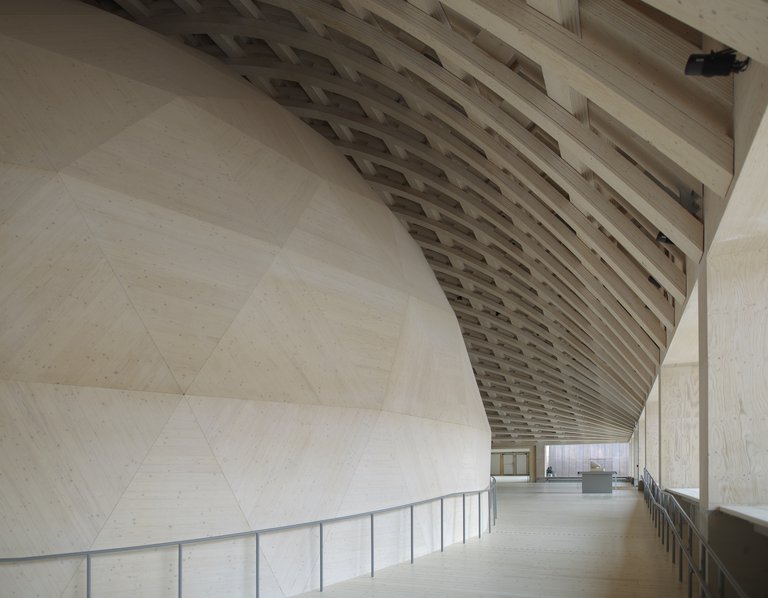 Attractions in Stockholm. Wisdome, 3d cinema, interior.