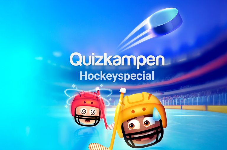 Emojis wearing hockey gear playing hockey.