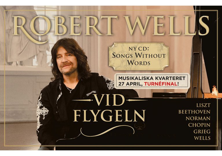 The information about the event and a photo of the musician.
