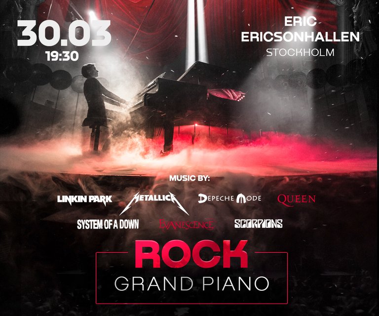 ROCK MUSIC & GRAND PIANO