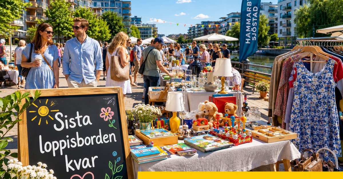 Second-Hand market - Hammarby sjöstad