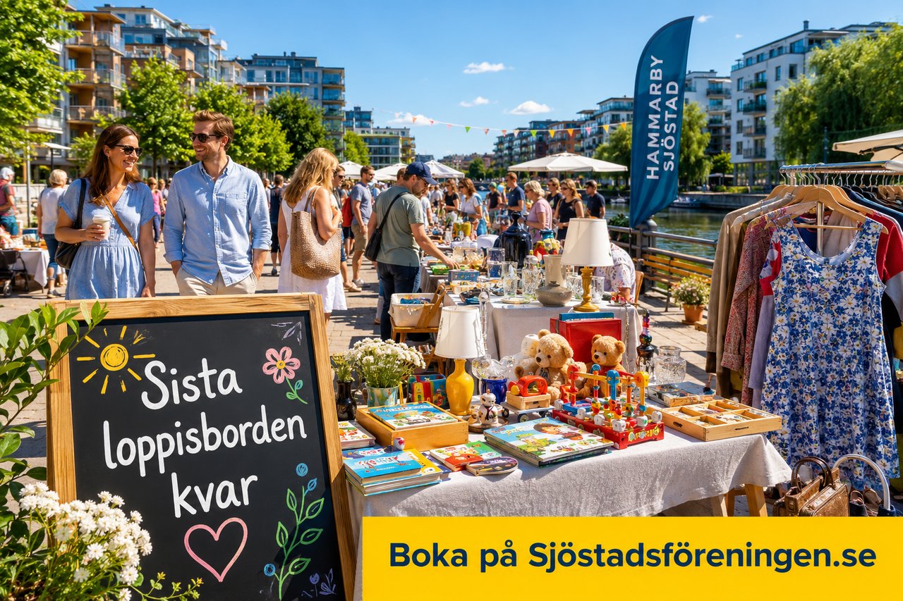 Second-Hand market - Hammarby sjöstad