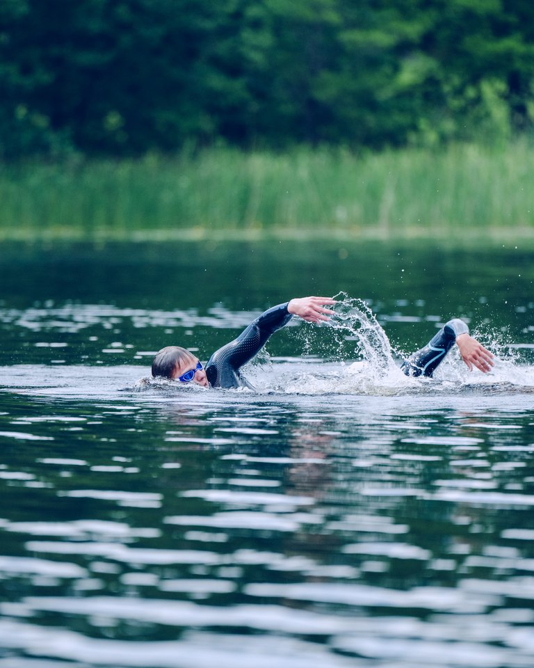 A swimmer
