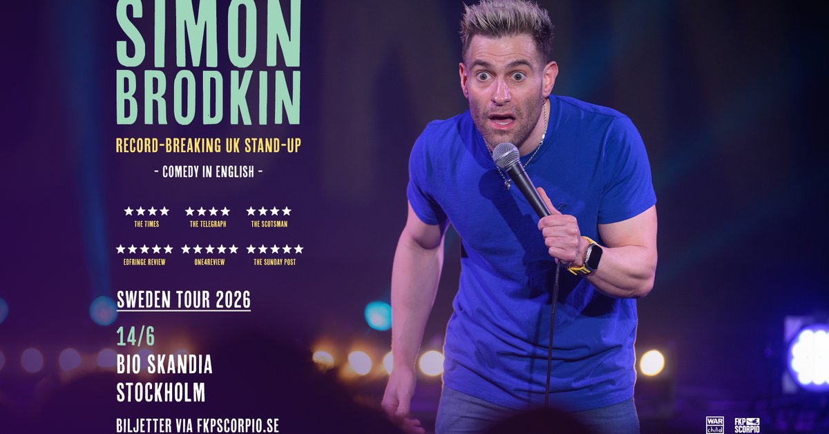 Simon Brodkin  - Stand Up – Stockholm