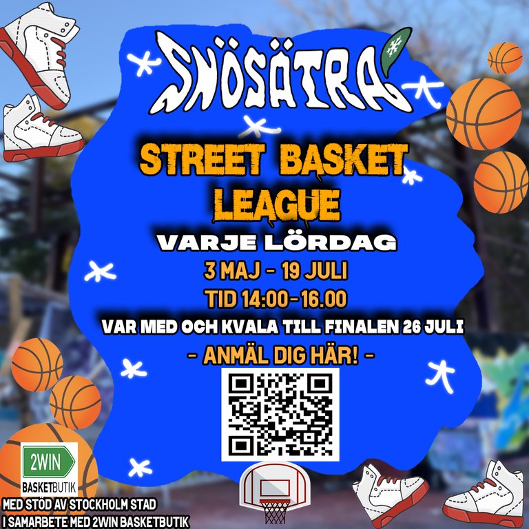 Snösätra street basket league!