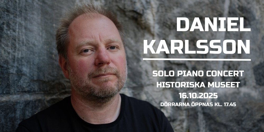 Solo Concert with Jazz Pianist Daniel Karlsson