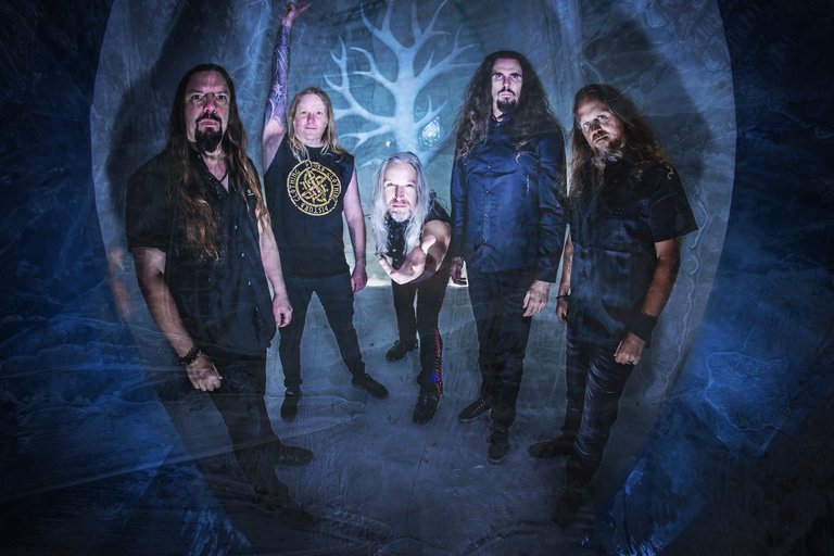 The five members of Sonata Arctica.