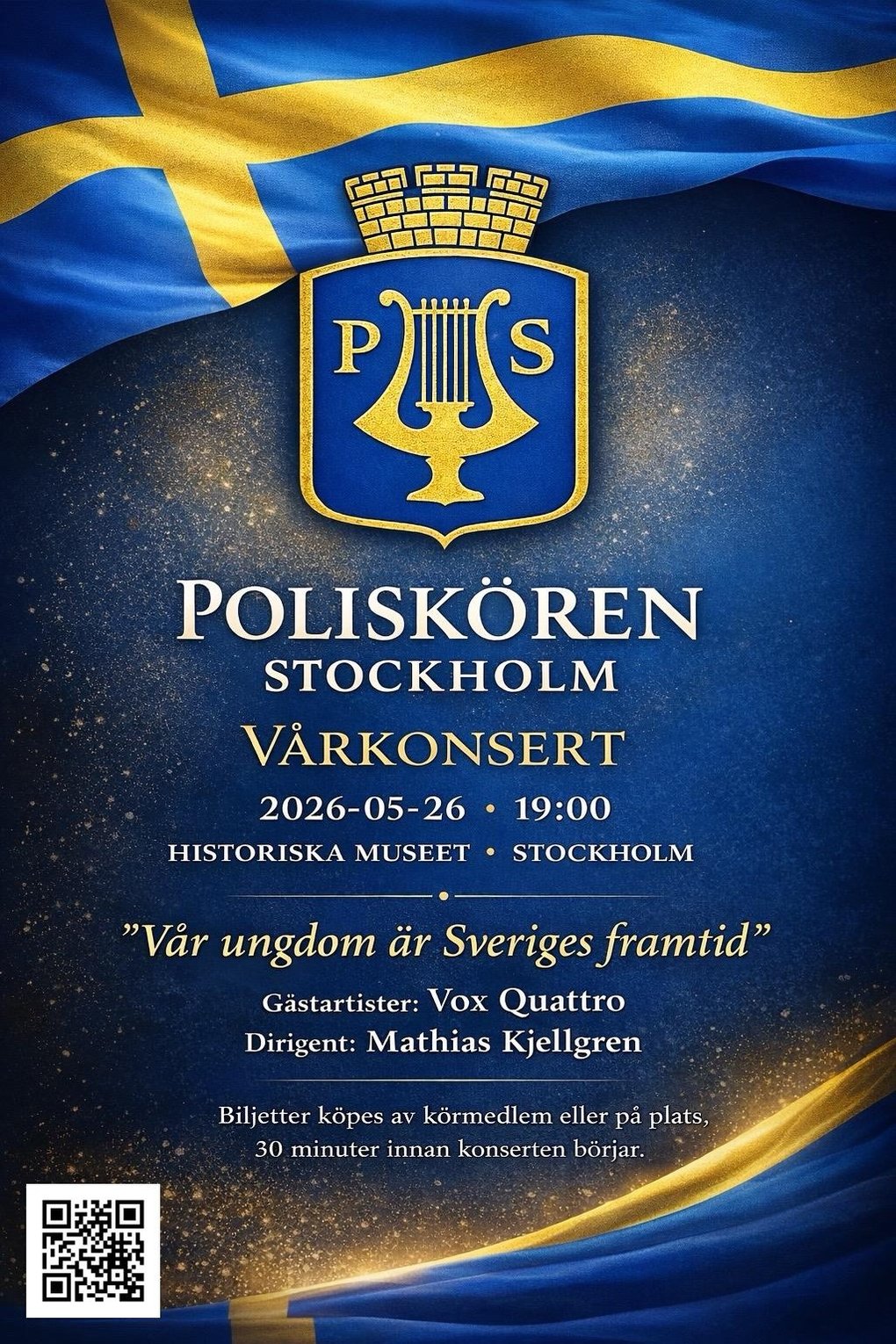 Spring concert with the Stockholm Police choir