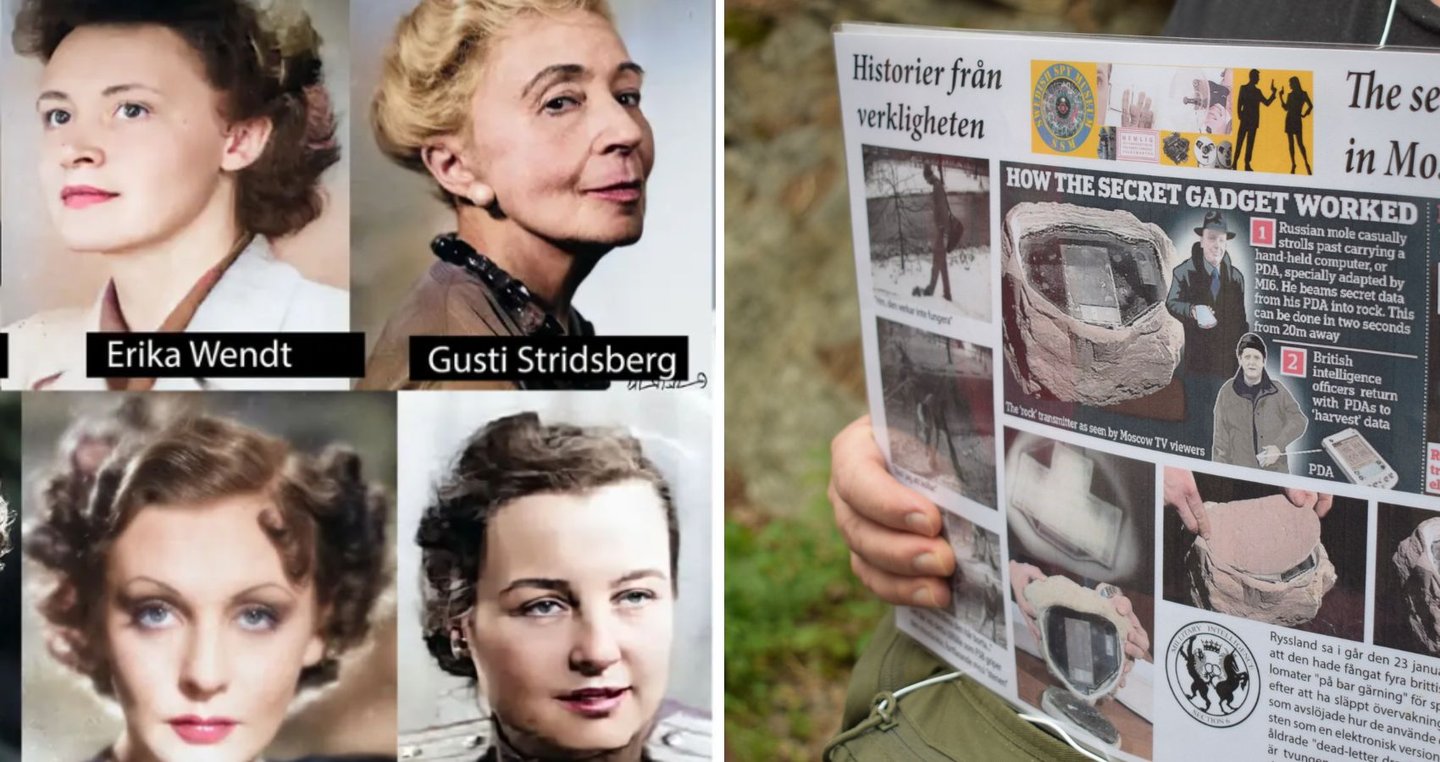 Spy women in Stockholm