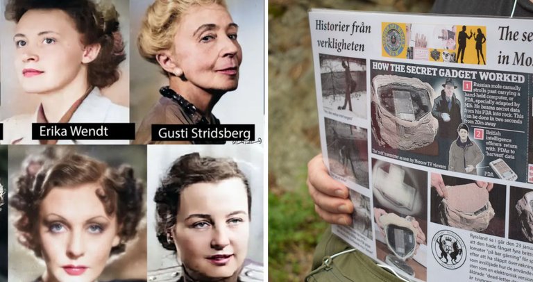 Spy women in Stockholm