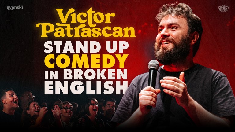 Stand up Comedy in broken English - Victor Patrascan in Stockholm