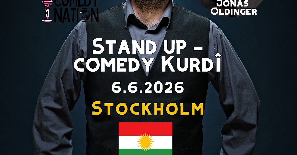 Stand up -comedy in Kurdish – Mebest – Stockholm