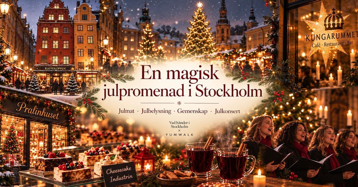 Stockholm Christmas Walk - the tastes of Christmas