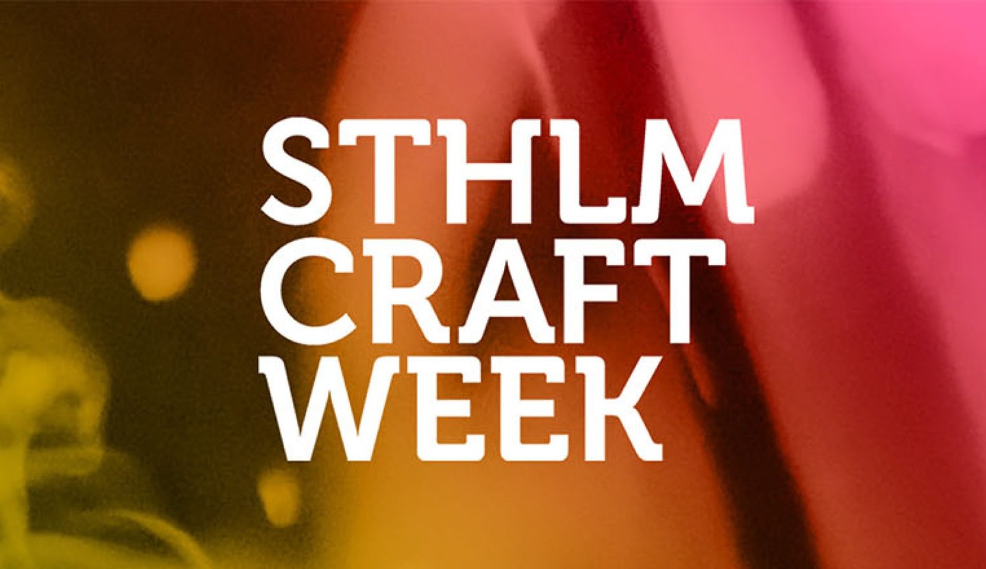 Stockholm Craft Week 2026