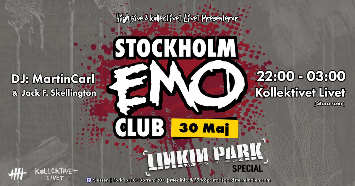 Stockholm EMO Club - Linkin Park Special – Stockholm