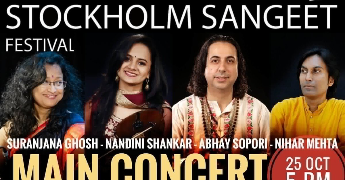 Stockholm Sangeet Festival Main Concert