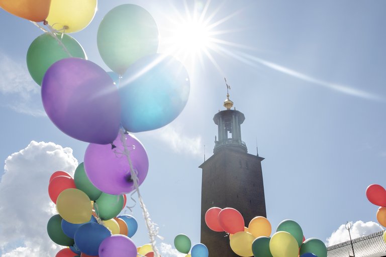 Stockholm Pride is the biggest event arranged annually in Stockholm, when love, freedom and equality is celebrated.