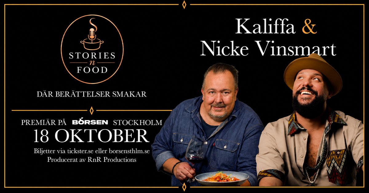 Stories n Food featuring Kaliffa and Nicke Vinsmart