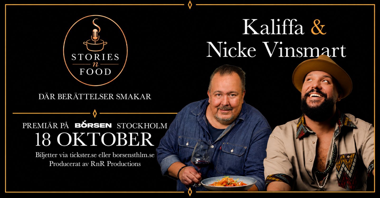 Stories n Food featuring Kaliffa and Nicke Vinsmart
