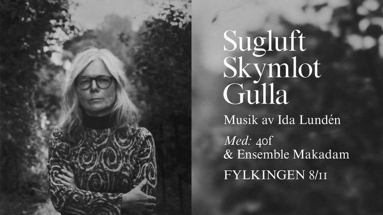 Sugluft, Skymlot, Gulla – music by Ida Lundén: Ensemble Makadam, 40f