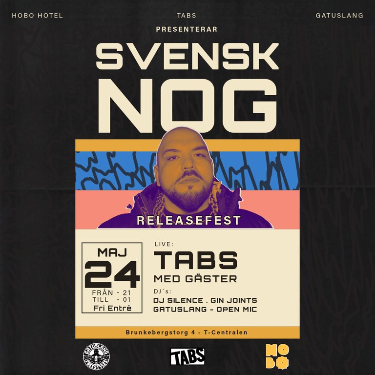 TABS Releaseparty at HOBO Hotel